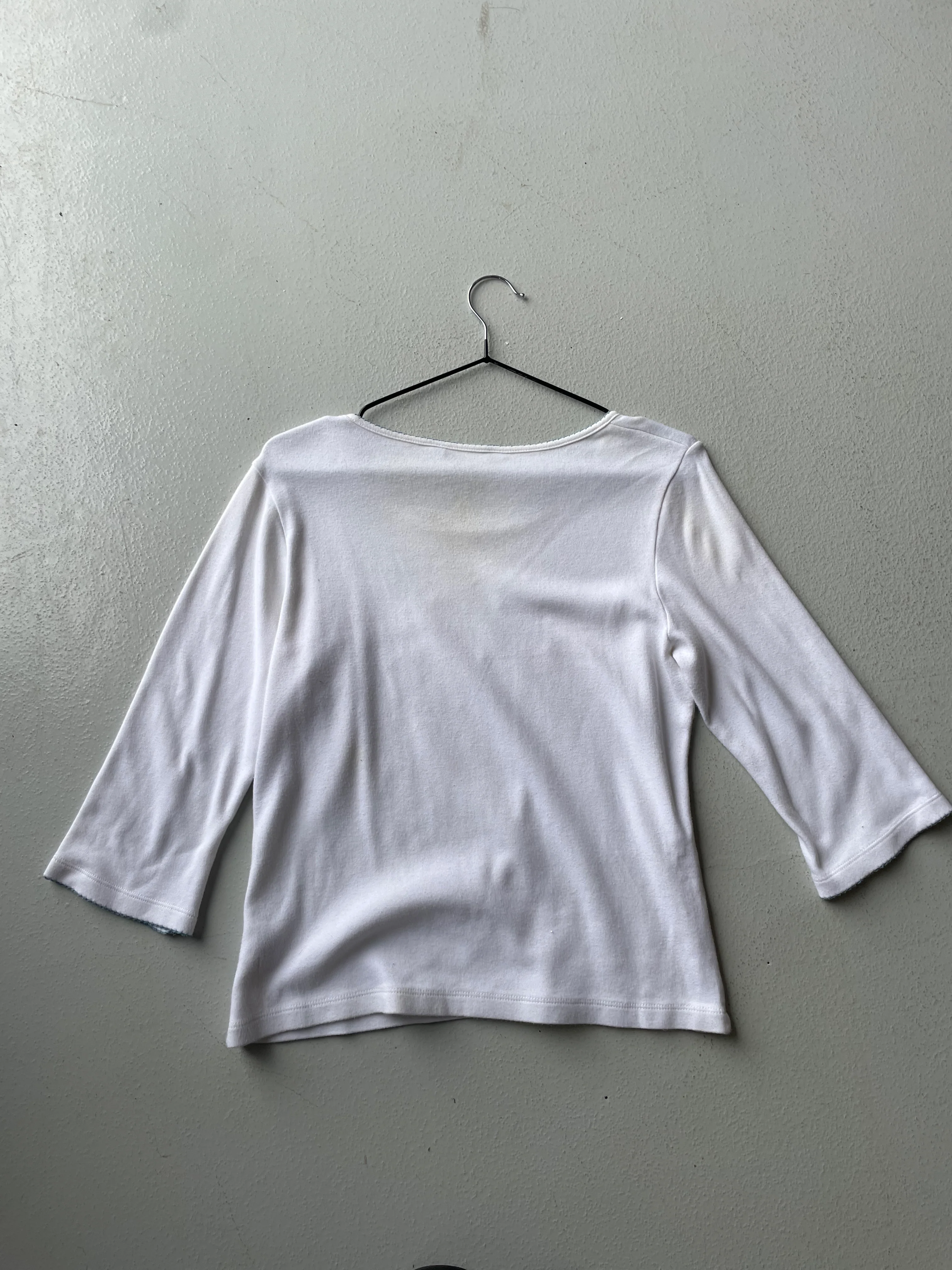 Vintage Y2K Dorothy Perkins White Love Heart Top - Image 4